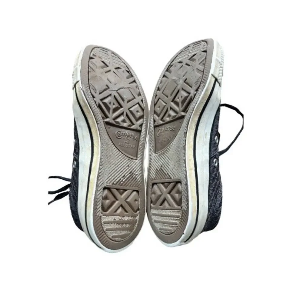 Converse All Star Chuck Taylor Madison Jacquard Sneakers 560295F Black Size 8